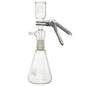 All Glass Filtration Assembly (includes 4 pieces: 2L vacuum flask, 47mm glass frit funnel,  1L funnel top, clamp)