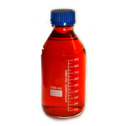 Reagent Media/Storage AMBER Glass Color Laboratory Bottles with GL Screw Caps