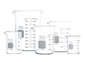 600 ml BEAKER high quality Type 1, Class A